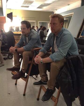 Grey's Anatomy : Andrew DeLuca (Giacomo Gianniotti) et Owen Hunt (Kevin McKidd) s'accordent une petite pause