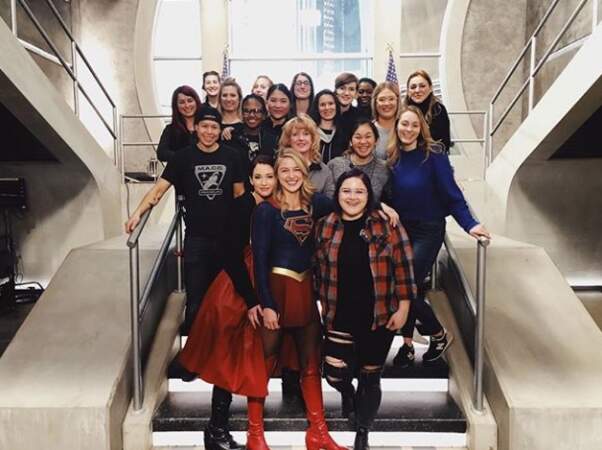 A l'occasion de la journée de la femme, Melissa Benoist met à l'honneur toutes les femmes travaillant sur Supergirl