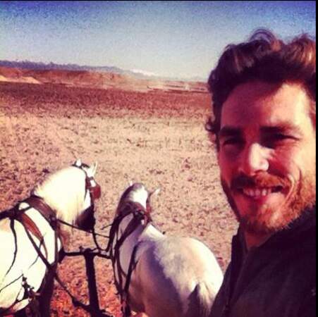 Gianni s'entraîne à conduire un char de chevaux pour incarner le parfait César. Sortie du film prévue en 2014 !