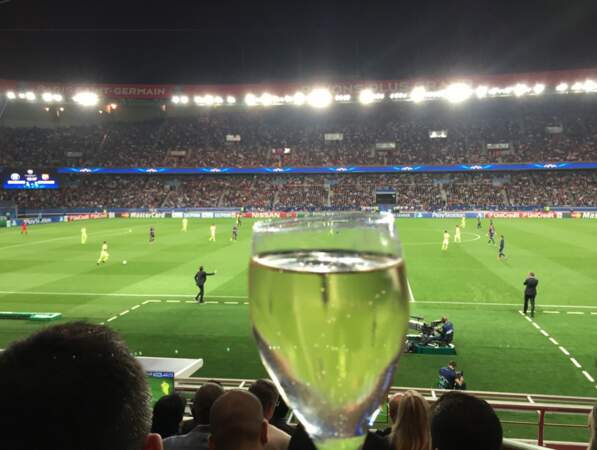 Une victoire sur le Barça, ça se fête avec du champagne !