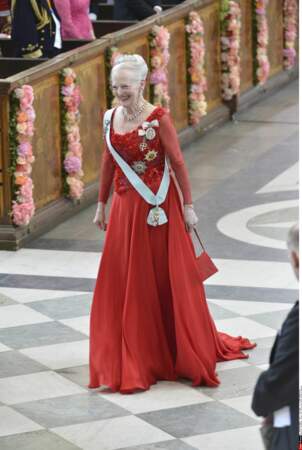 La famille royale danoise avait fait le déplacement. Ici, La reine Margrethe du Danemark 