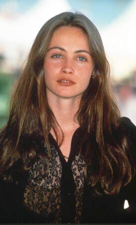 Emmanuelle Béart en 1991 au Festival de Cannes 