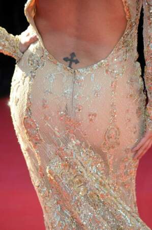 Le (discret) tatouage d'Eva Longoria. Encore un que Barack Obama n'apprécie pas ? 