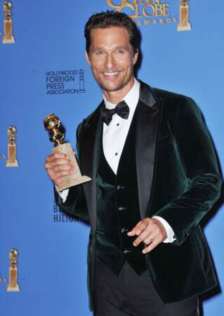 Matthew McConaughey, meilleur acteur dans un drame (Dallas Buyers Club)