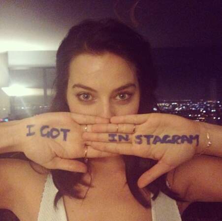 Margot a une grande nouvelle : elle a Instagram !