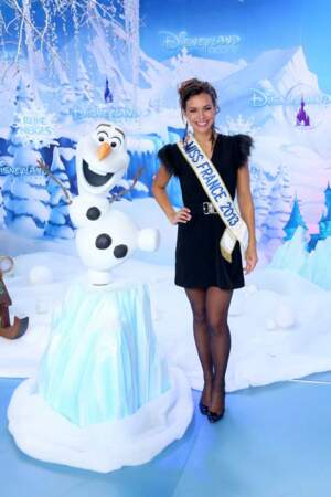  Miss France 2013 et Olaf, la star de La Reine des Neiges