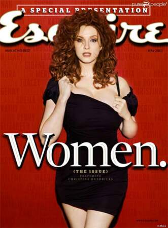 Christina est ensuite élue femme la plus sexy selon le magazine Esquire (en 2010) ...