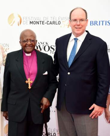 Desmond Tutu et Prince Albert de Monaco
