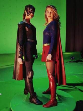 Melissa Benoist a dévoilé sur Instagram l'envers du décor de Supergirl.