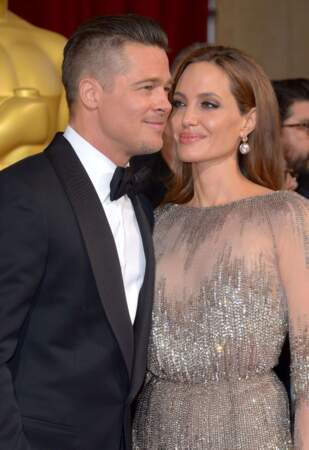 Aux Oscars 2014, Angelina Jolie est toujours aussi fière de son homme