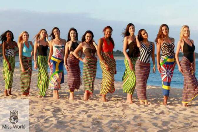Les onze finalistes de Miss Beach Fashion