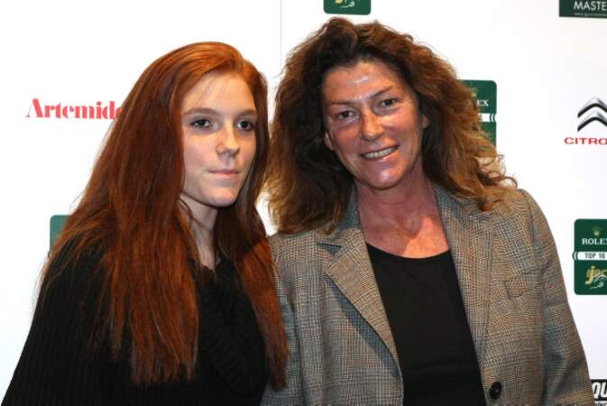 En 2009 avec sa fille Marie.
