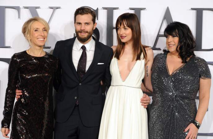 Les stars de Cinquante nuances de Grey ont présenté le film jeudi à Londres