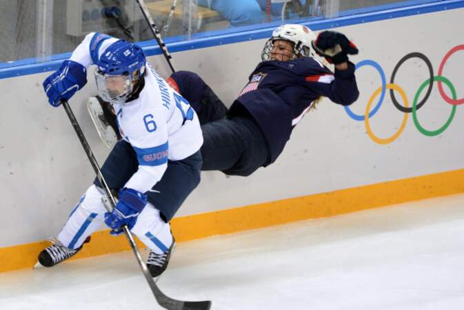 Hockey sur glace (tour préliminaire) : Etats-Unis / Finlande