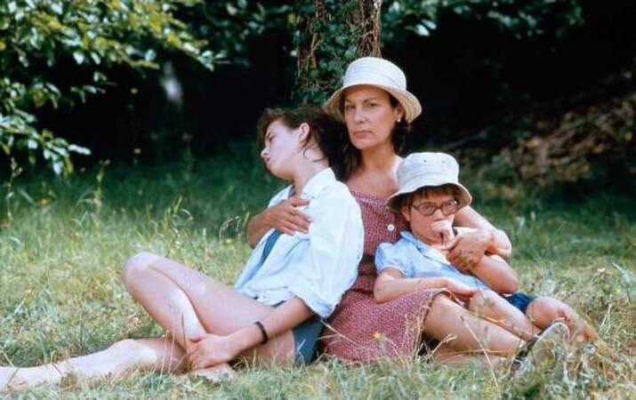 Avec Charlotte Gainsbourg et Julie Glenn dans L'Effrontée, de Claude Miller (1985)