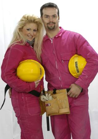 En 2004, avec Sébastien, son mari dans Le chantier sur M6