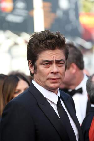 Benicio Del Toro impose le respect sur le red carpet pour la projection de Sicario
