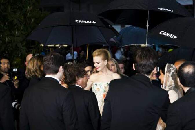 Pluie de parapluie pour Nicole Kidman 