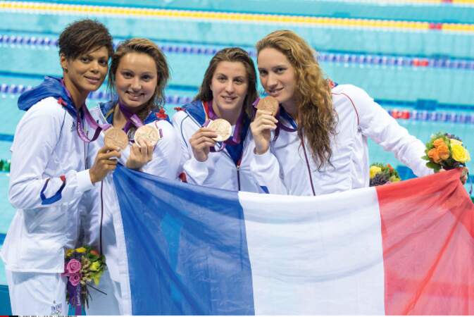 L’équipe française du relais 4 × 200 mètre était aussi repartie avec une médaille de bronze
