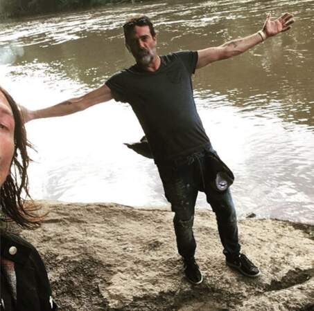 Norman Reedus et Jeffrey Dean Morgan ne se quittent plus en coulisses de The Walking Dead.