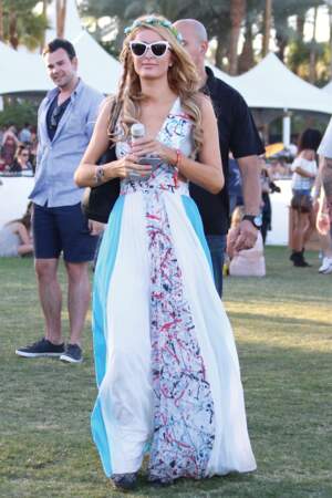 Paris Hilton est incontournable à Coachella.