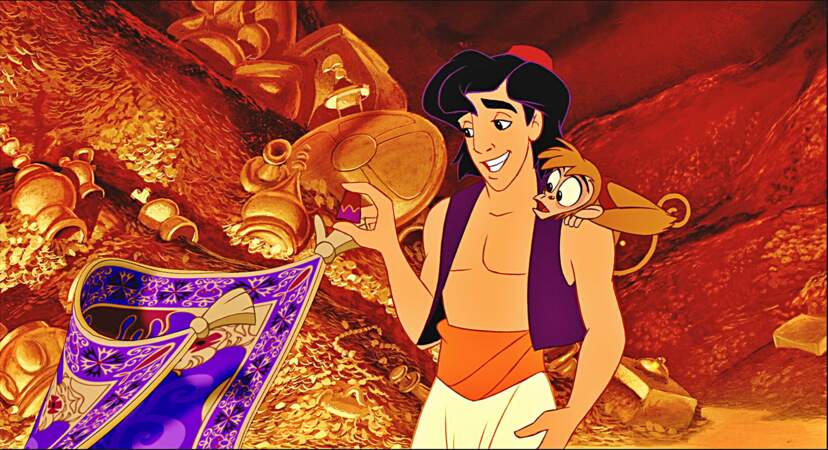Compagnon fidèle d'Aladdin (1992), Abu est un singe très coquin... 