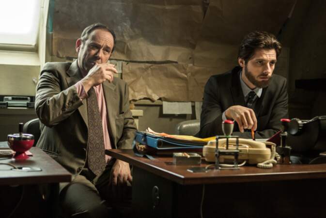 Avec Olivier Gourmet dans L'Affaire SK1 (2013), un thriller sur la traque du tueur et violeur Guy Georges.