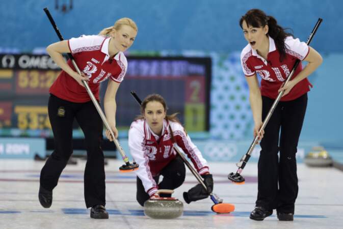 Anna Sidorova, Alexandra Saitova et Ekaterina Galkina