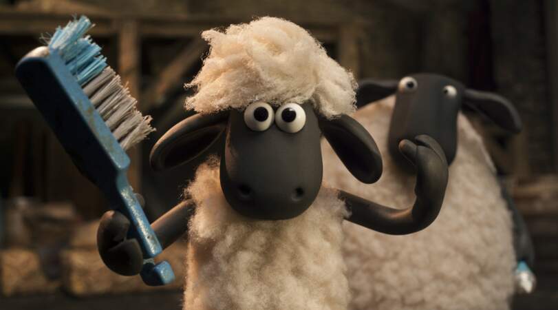 Un petit mouton à la tête noire, avouez que c’est irrésistible. Shaun est à croquer ! (Shaun le mouton, 2015)