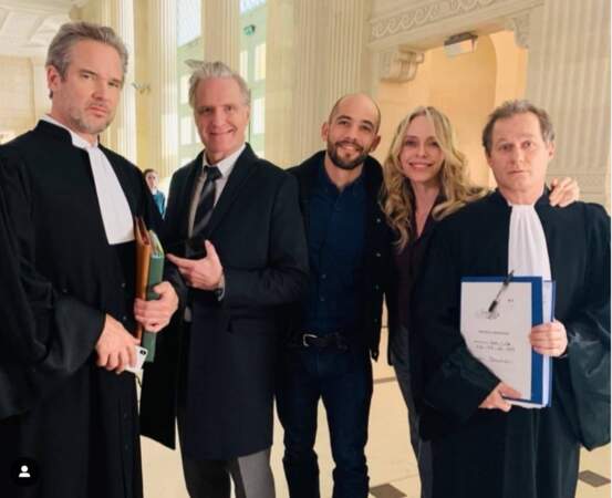 Les comédiens d'Un si grand soleil sont allés tourner au tribunal de Nimes un procès. Mais de qui ? 