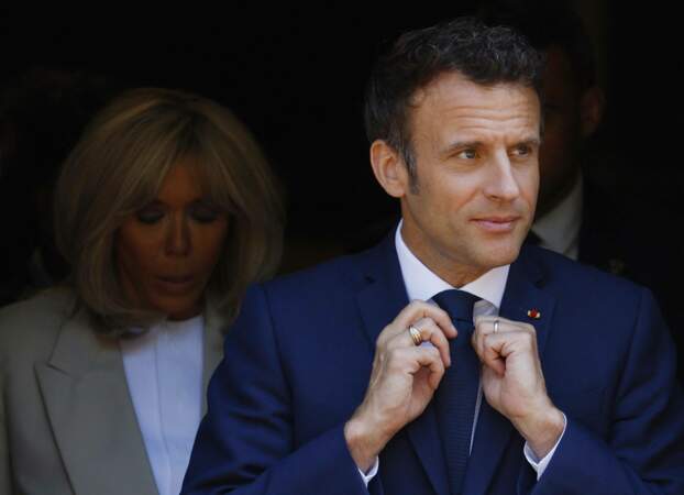 Brigitte et Emmanuel Macron (avril 2022)