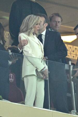 Emmanuel et Brigitte Macron à la Coupe du monde du Qatar 2022 (décembre 2022)