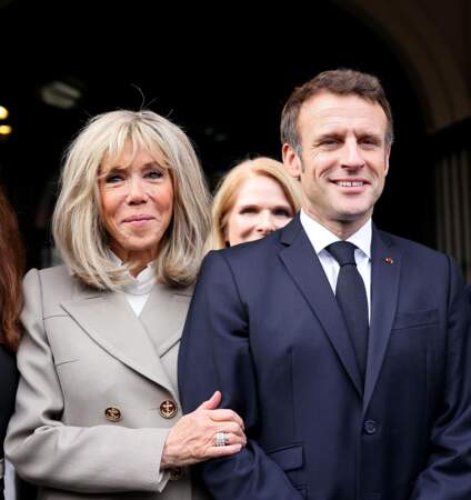 Emmanuel et Brigitte Macron à la Nouvelle Orleans (2 décembre 2022)